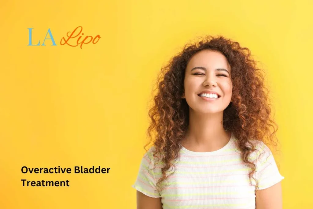 woman smiling about overactive bladder treatment Richmond upon Thames solutions